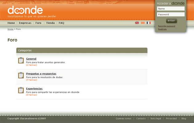 Forum on Doonde.es
