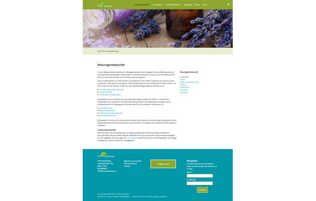 Web design for HVNA Education