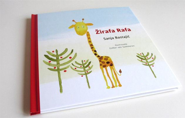 Front cover picture book ‘Rafa the giraf’