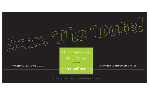Uitnodiging Save the date