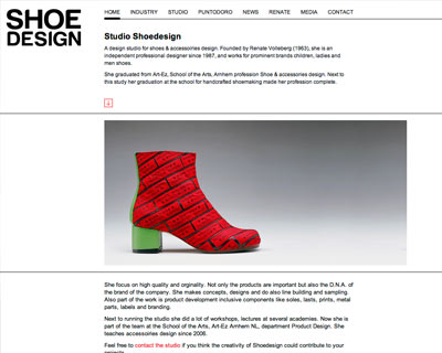 Web development for Shoedesign